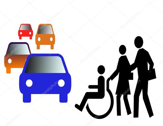 Pulmino attrezzato dell Associazione Il Ponte 2008 per il trasporto di persone con disabilità a Roma